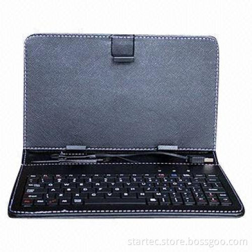 7-inch Tablet Case with Keyboard, Black Color